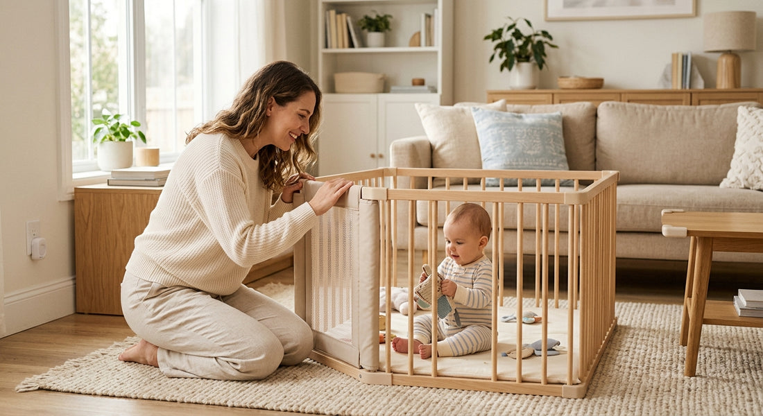 Illustration guide bébé et neige premiere fois habiller pour bébé sécurisé Securidou