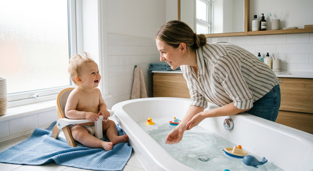 Bain de Bébé : Température de l'Eau et du Corps, le Tableau Complet — Securidou