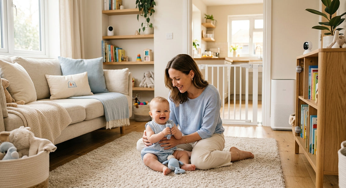 Illustration guide bébé premiers mots a quel age stimuler pour bébé sécurisé Securidou