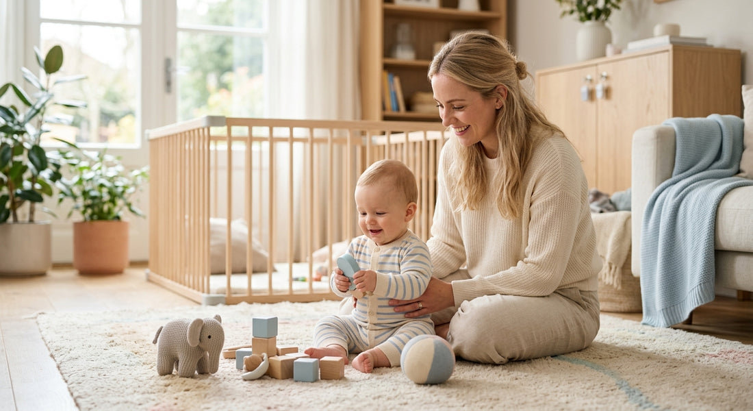 Illustration guide bébé debout a quel age marche aide pour bébé sécurisé Securidou
