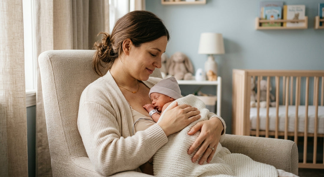 Parent tenant un petit bébé prématuré en peau a peau — Securidou