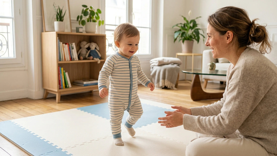 Bébé 15 mois : marche, langage et limites - Securidou