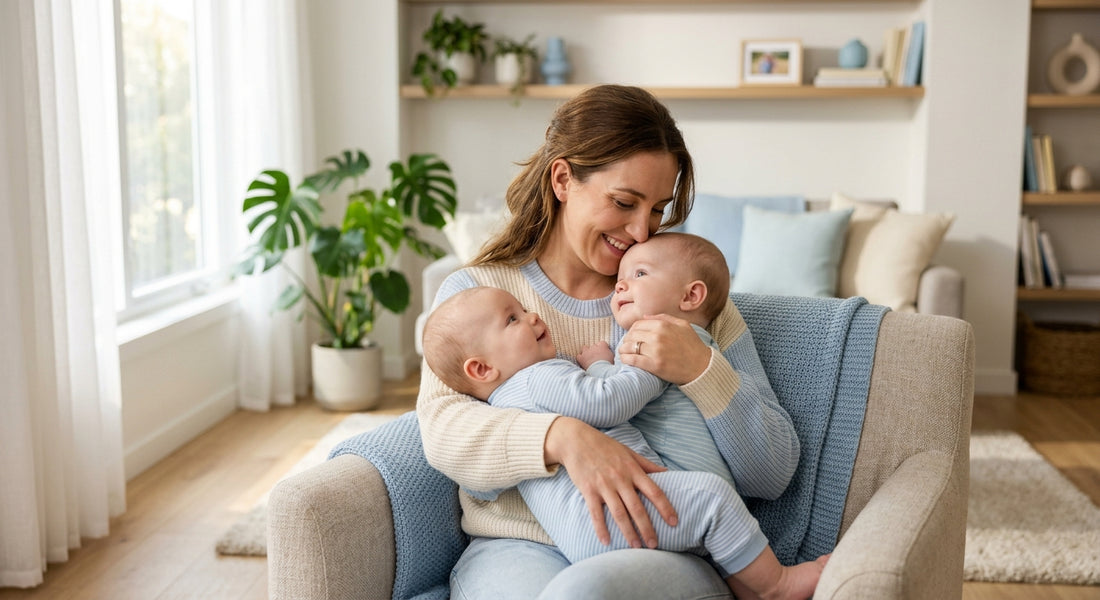 Parent et bébé dans un moment de complicite sécurisée