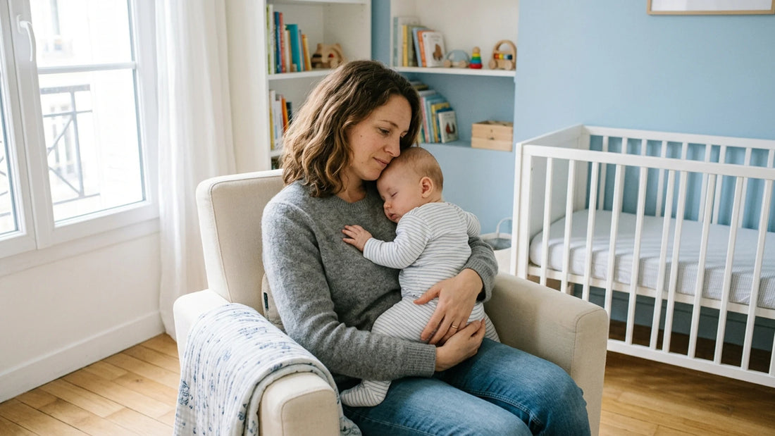 Bébé collé à maman : impossible à poser - Securidou