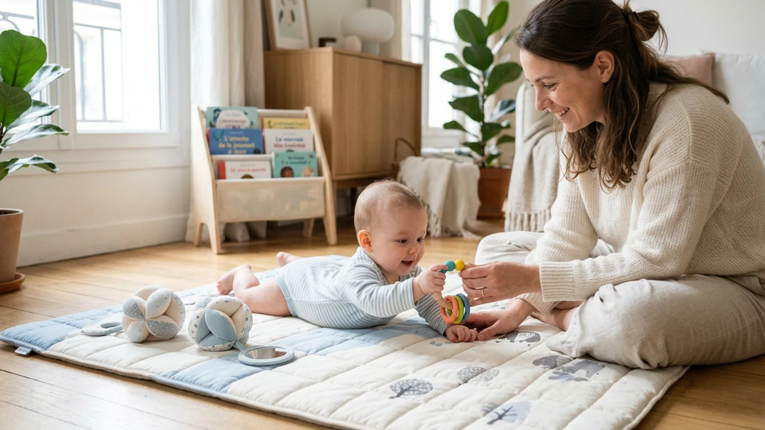 Bébé 4 mois : éveil et début de diversification - Securidou