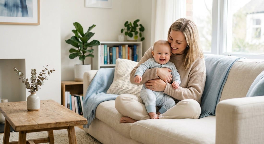 Parent et bébé dans un moment de complicite sécurisée