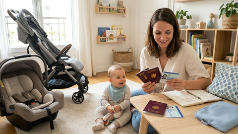 Voyager avec bébé : passeport, carte d'identité et délai - Securidou