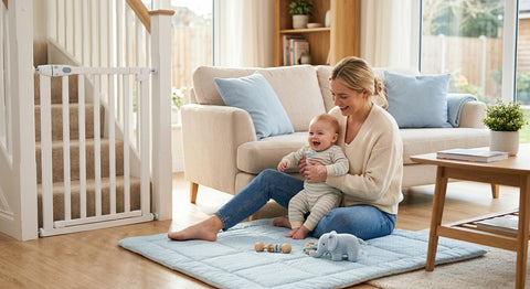 Illustration guide allergie pollen bébé printemps symptomes pour bébé sécurisé Securidou