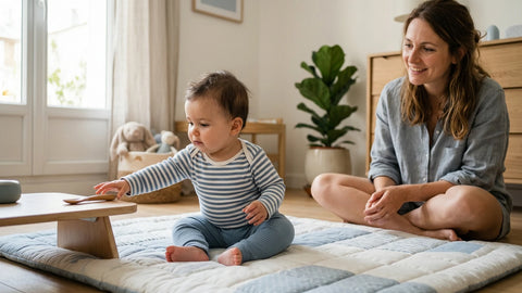 Bébé 6 mois : diversification et position assise - Securidou