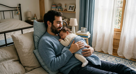 Bébé refuse son papa : que faire ? (Guide couple 2026) — Securidou