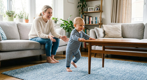 Premiers Pas de Bébé : Chaussures, Pieds Nus et Sécurité — Securidou