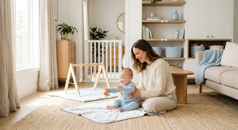 Illustration guide bébé se met debout dans lit tombe pour bébé sécurisé Securidou