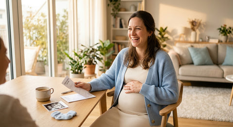 Femme enceinte en lien avec reconnaissance anticipee paternite demarches
