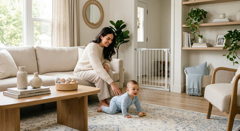 Illustration guide paques bébé chocolat oeufs danger etouffement pour bébé sécurisé Securidou