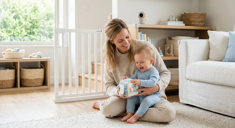 Illustration guide musique éveil bébé bienfaits instruments pour bébé sécurisé Securidou