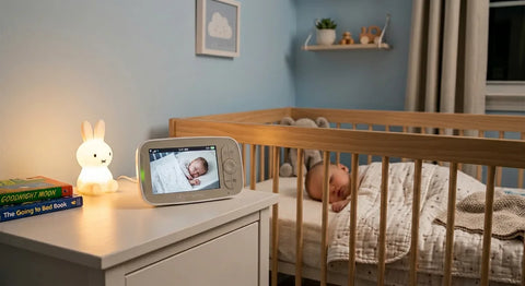 Babyphone caméra moderne dans chambre bébé - Guide comparatif 2026 Securidou