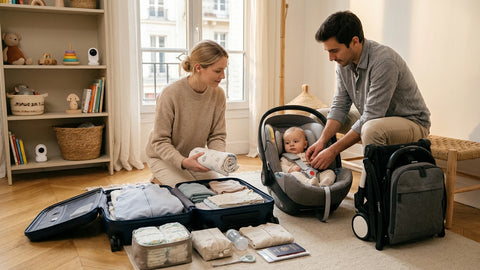 Bébé en train de nuit : couchette et sécurité - Securidou