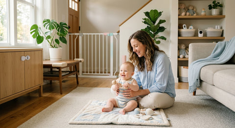 Illustration guide livre tissu bébé éveil sensoriel sécurité pour bébé sécurisé Securidou