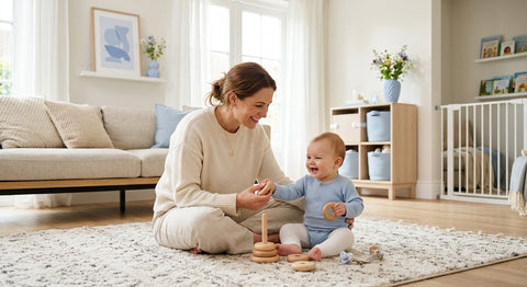 Illustration guide allergie chat bébé symptomes solutions pour bébé sécurisé Securidou