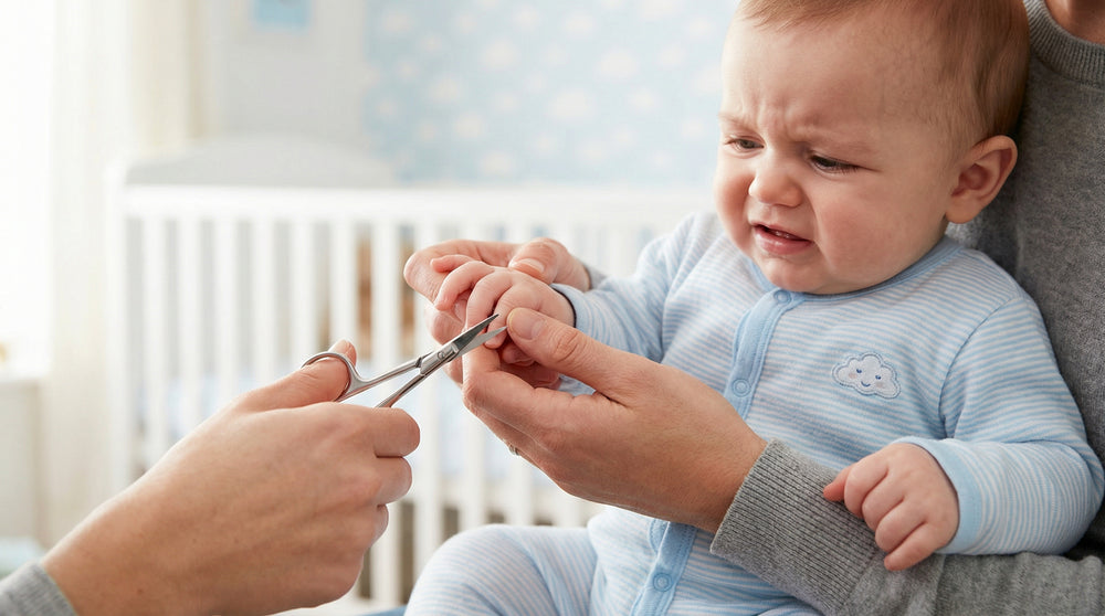 Couper les ongles de bébé me terrorise...