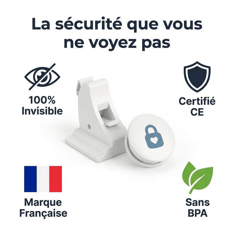 Cle magnetique et verrou securite placard bebe Securidou