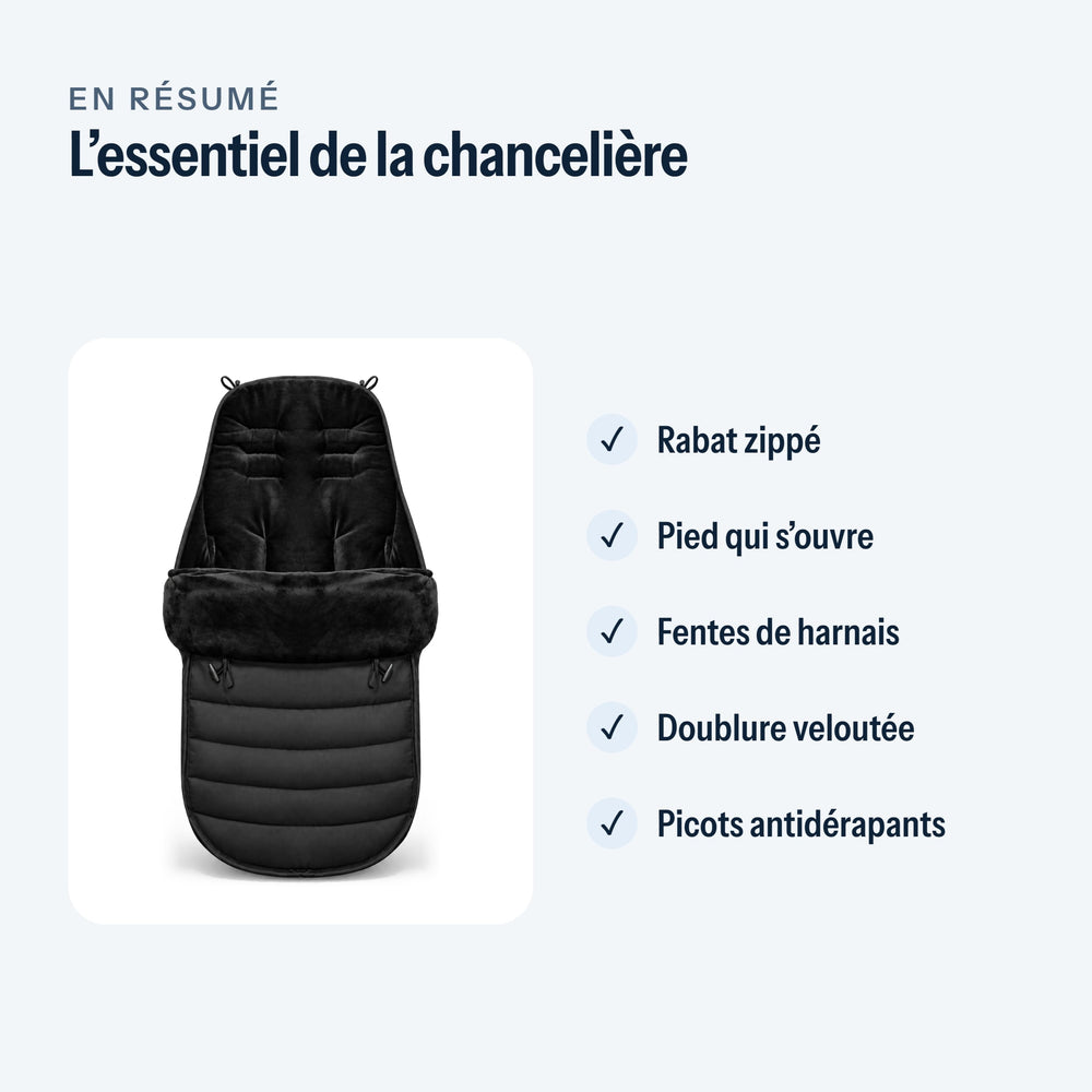 L’essentiel de la chancelière de poussette en un coup d’œil