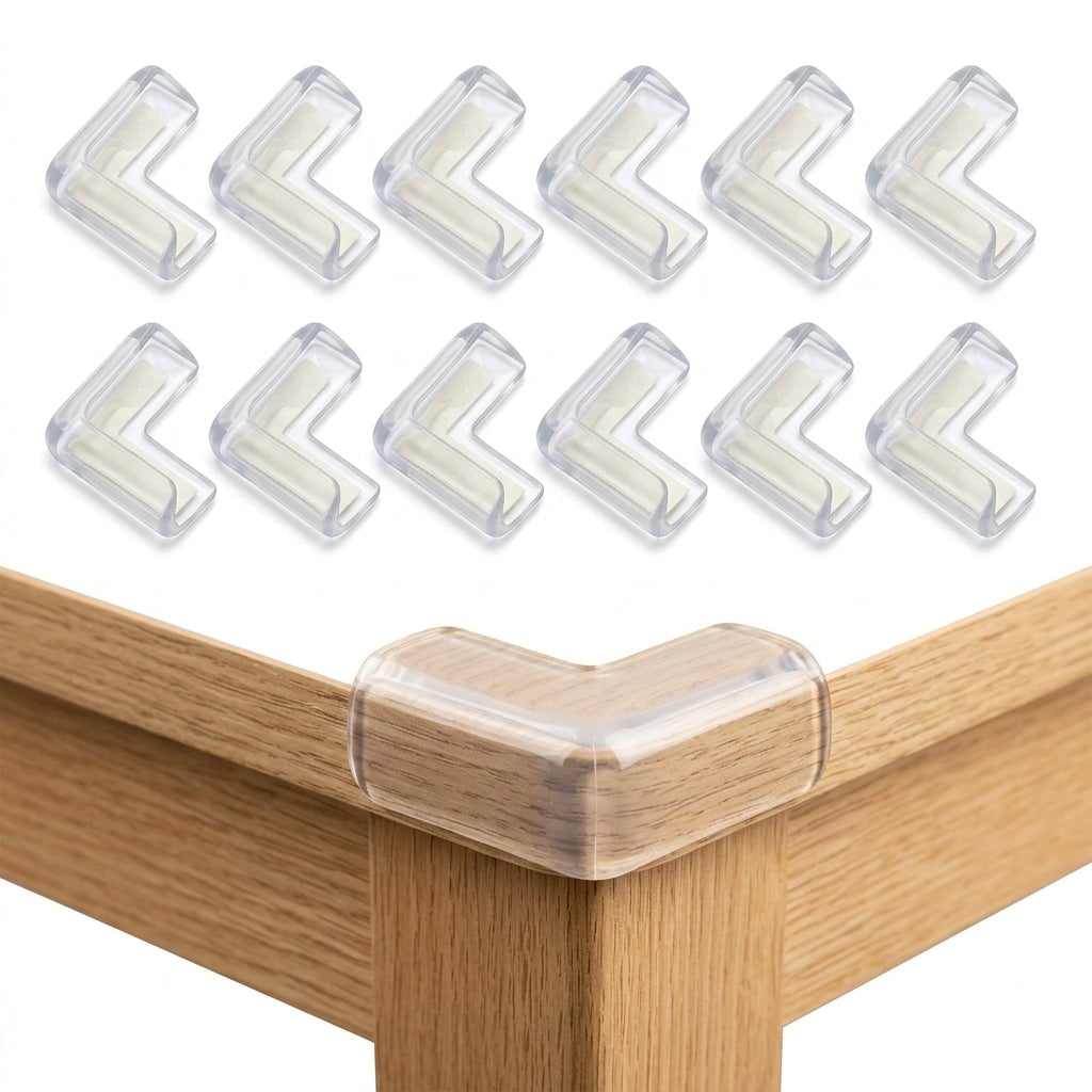 Kit 12 protections angles transparents silicone bebe Securidou