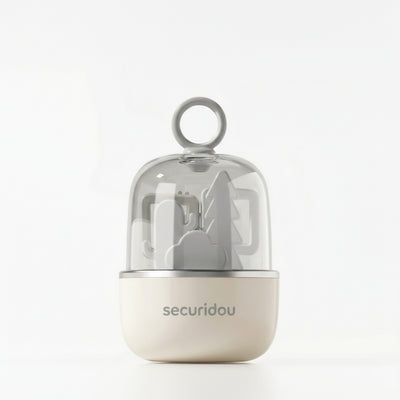 Kit Manucure Bébé 5 en 1 | Coupe-Ongles Loupe Anti-Pincement