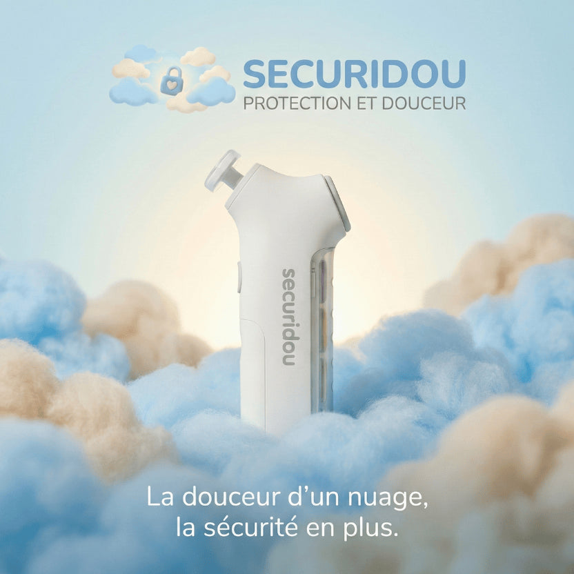 Lime à ongles électrique Securidou, manucure douce et sécurisée pour bébé