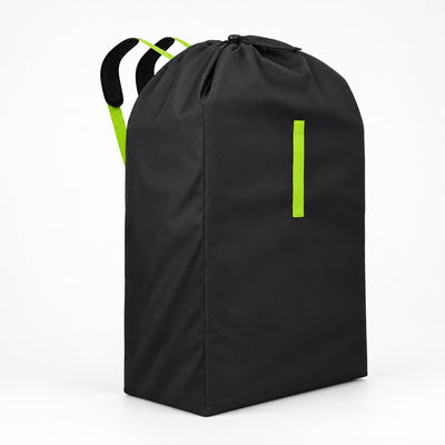 Sac de transport poussette Securidou noir, fermé, sur fond blanc